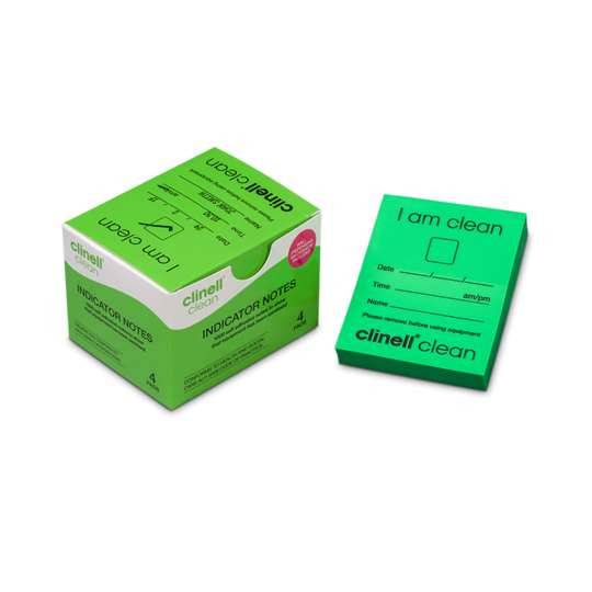 Indicatore Clinell Notes Scatola verde da 4 x 250 note